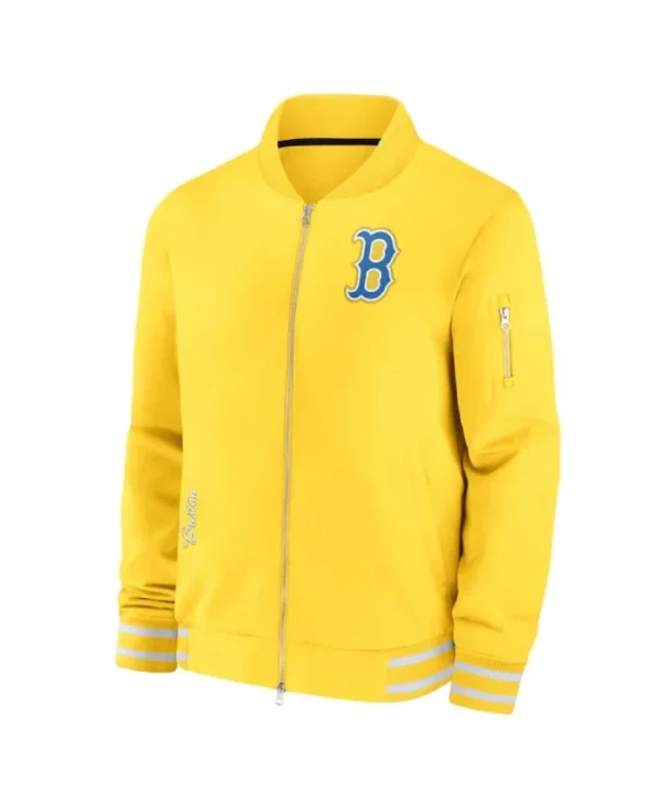 Boston Red Sox City Connect Game Time Gold Jacket