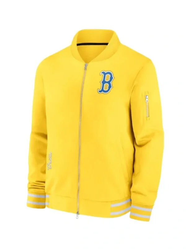 Boston Red Sox City Connect Game Time Gold Jacket