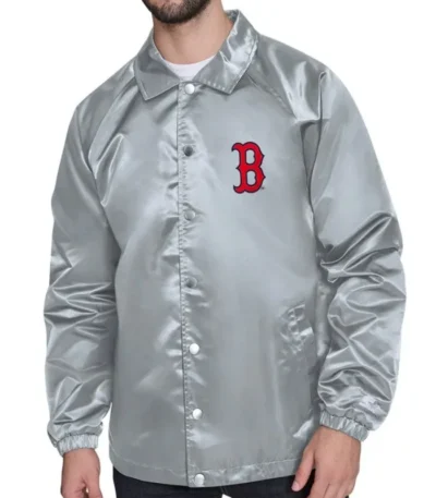 Boston Red Sox Retro Logo Coaches Jacket