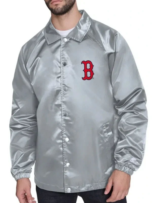 Boston Red Sox Retro Logo Coaches Jacket