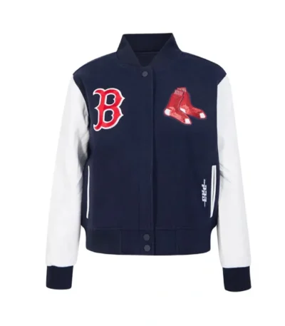 Boston Red Sox Game Day Classics Navy Varsity Jacket
