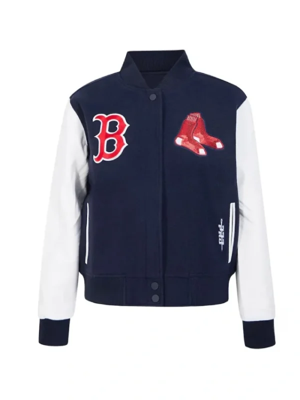 Boston Red Sox Game Day Classics Navy Varsity Jacket