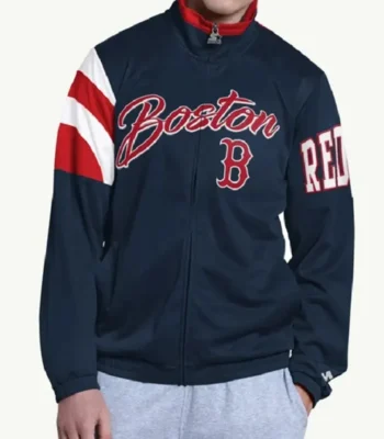 Boston Red Sox Heritage Navy Track Jacket