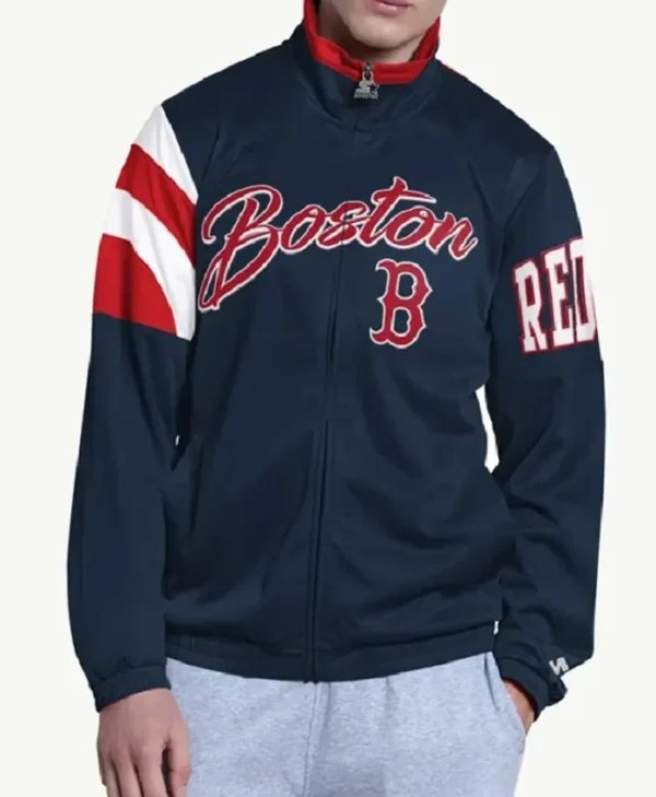 Boston Red Sox Heritage Navy Track Jacket
