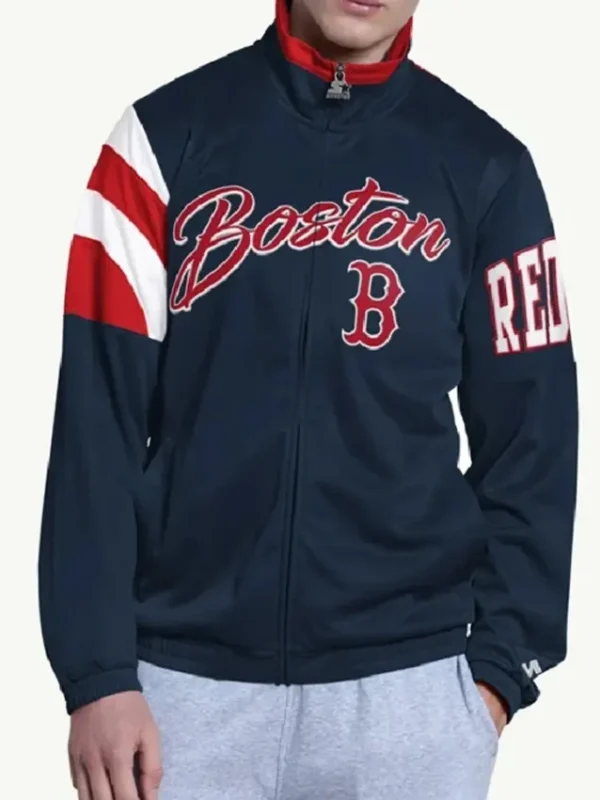 Boston Red Sox Heritage Navy Track Jacket