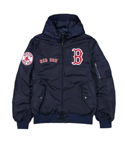 Boston Red Sox Historic L-2B Hooded Bomber Jacket