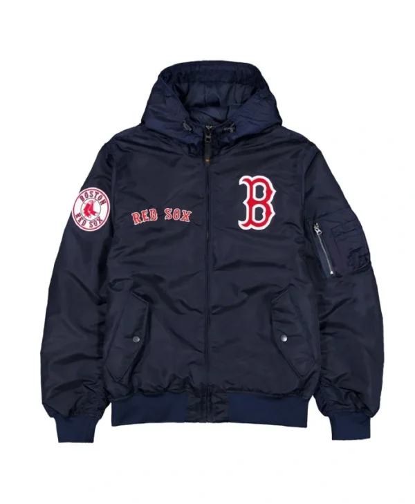 Boston Red Sox Historic L-2B Hooded Bomber Jacket