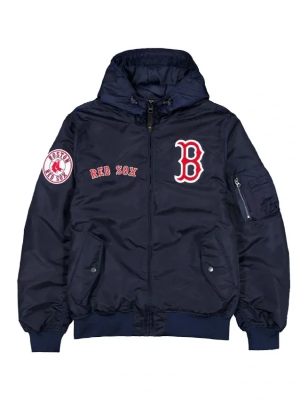 Boston Red Sox Historic L-2B Hooded Bomber Jacket