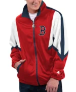Boston Red Sox Lead Runner Red Full-Zip Jacket
