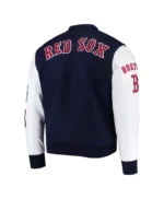 Boston Red Sox Navy and White Letterman Jacket