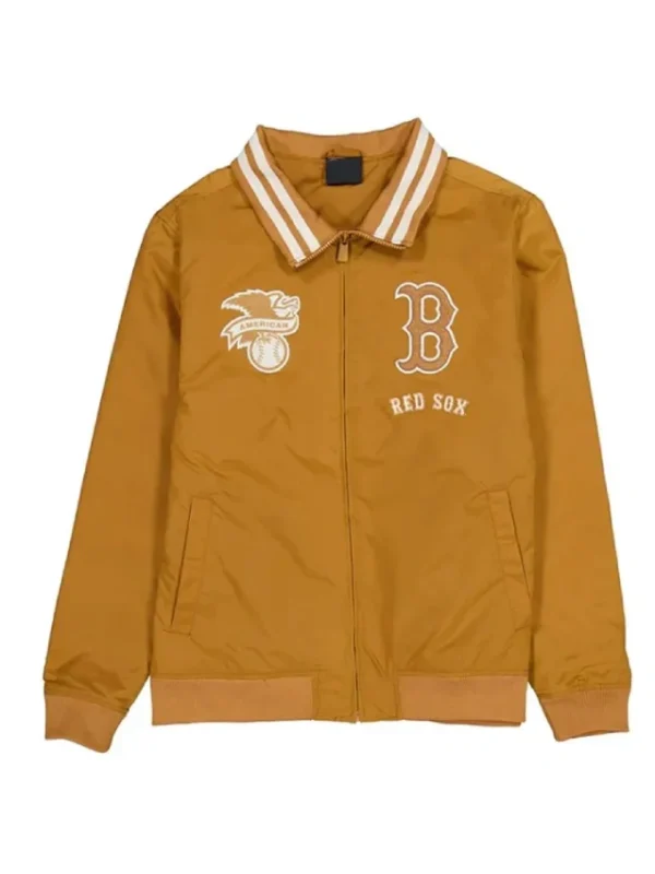 Boston Red Sox Logo Select Light Bronze Jacket
