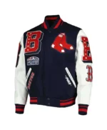 Boston Red Sox Mash Up Navy Varsity Jacket