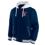 Boston Red Sox Navy Cotton Hooded Jacket