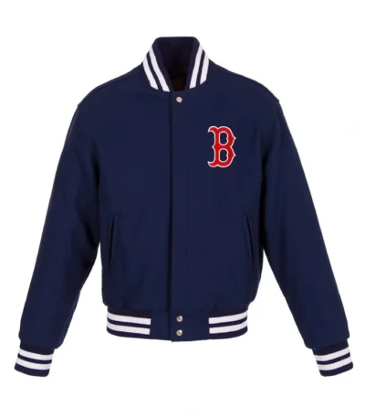 Boston Red Sox Navy Varsity Wool Jacket
