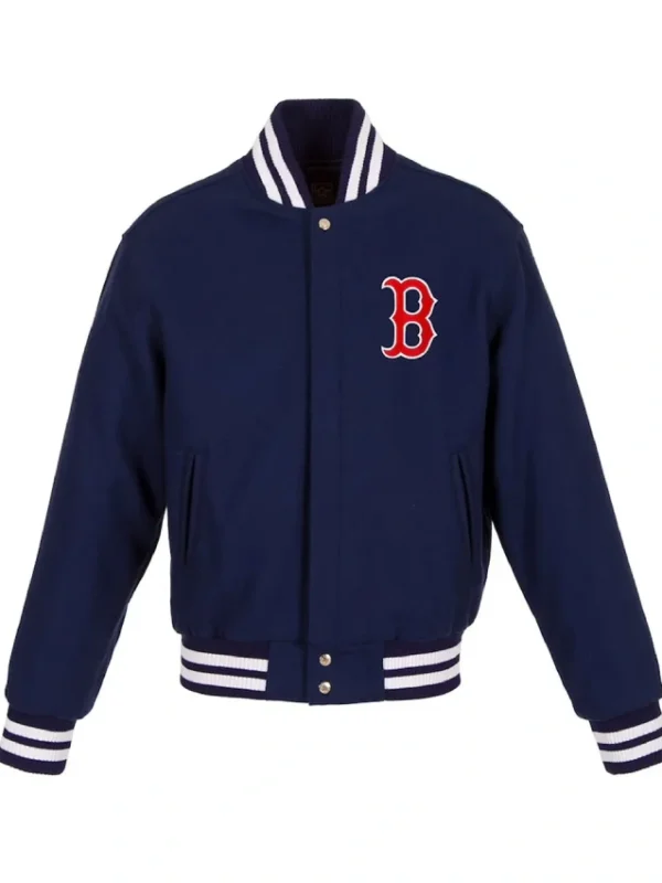 Boston Red Sox Navy Varsity Wool Jacket
