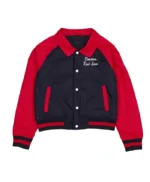 Boston Red Sox Navy and Red Throwback Jacket