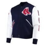 Boston Red Sox Navy and White Letterman Jacket