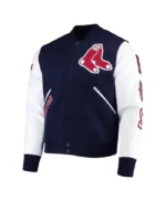 Boston Red Sox Navy and White Letterman Jacket