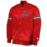 Boston Red Sox Pick & Roll Varsity Satin Jacket