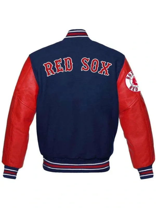 Boston Red Sox Red and Blue Varsity Jacket