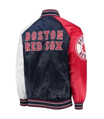 Boston Red Sox Reliever Varsity Satin Jacket