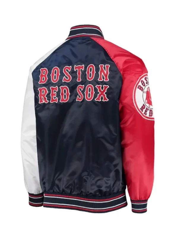 Boston Red Sox Reliever Varsity Satin Jacket