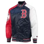 Boston Red Sox Reliever Varsity Satin Jacket