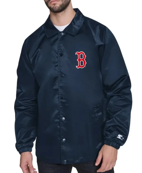 Boston Red Sox Retro Logo Coaches Jacket