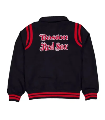 Boston Red Sox Sport Night Teddy Varsity Jacket