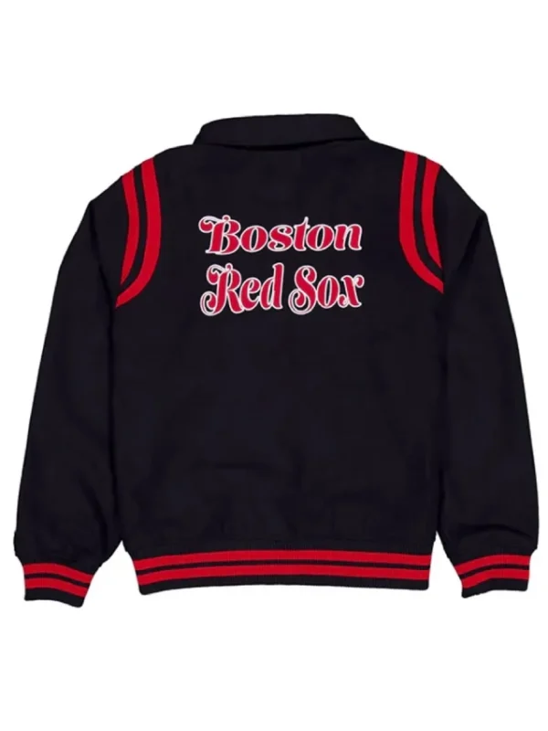 Boston Red Sox Sport Night Teddy Varsity Jacket