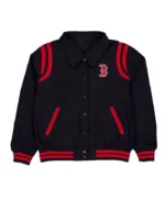 Boston Red Sox Sport Night Teddy Varsity Jacket