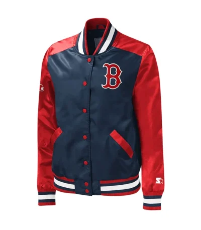 Boston Red Sox The Legend Red/Blue Satin Jacket