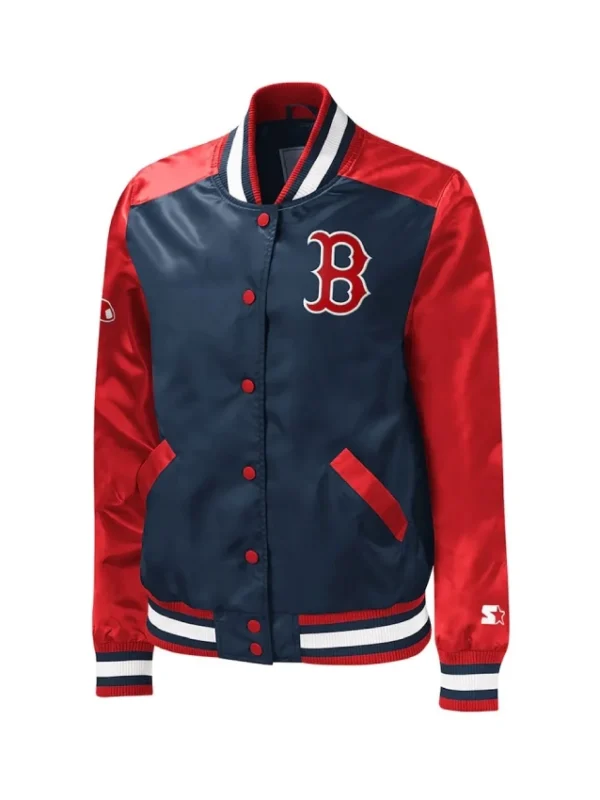Boston Red Sox The Legend Red/Blue Satin Jacket