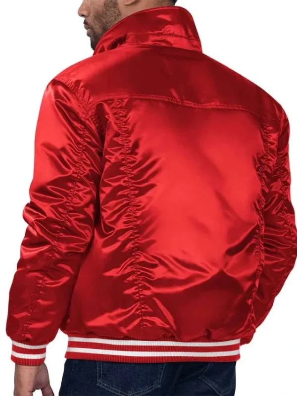 Boston Red Sox Red Silver Tab Trucker Jacket
