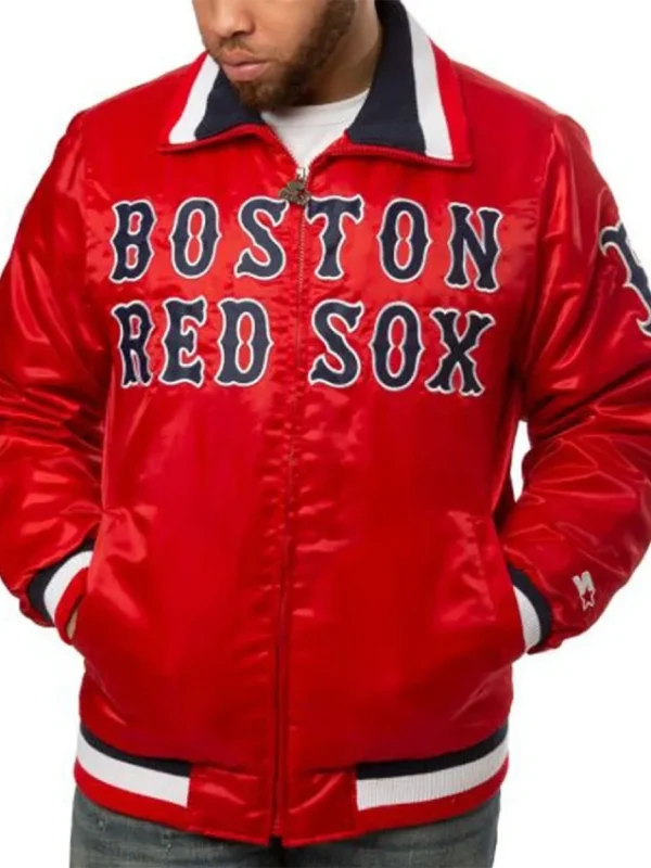 Boston Red Sox Varsity Satin Jacket