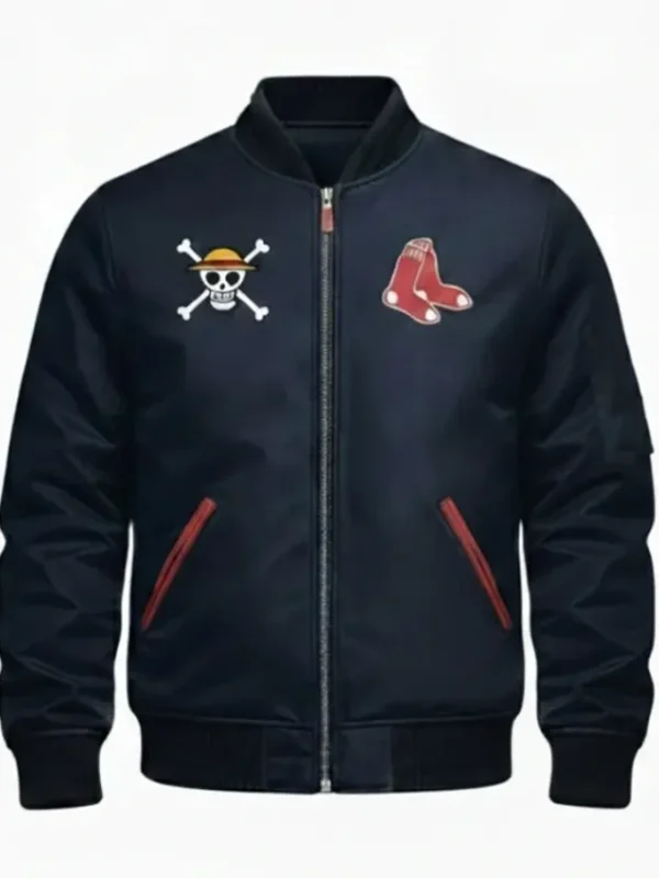 Boston Red Sox x One Piece Bomber Jacket