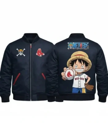 Boston Red Sox x One Piece Bomber Jacket