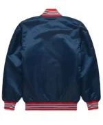 Boston Sox Blue Satin Starter Jacket