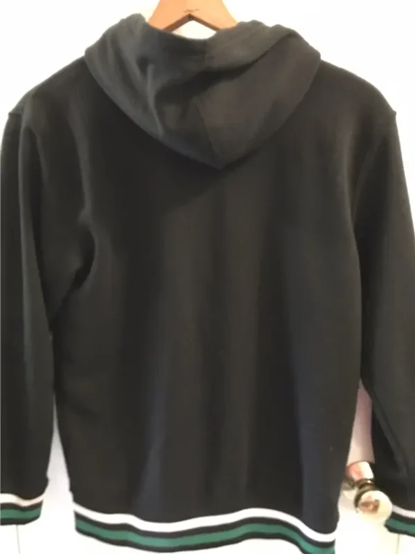 Boston Youth Celtics Full Zip Black Hooded Jacket