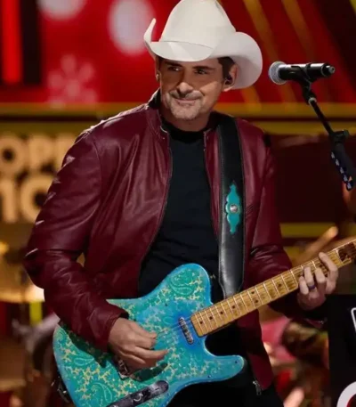 Brad Paisley A Grand Ole Opry Christmas Leather Jacket