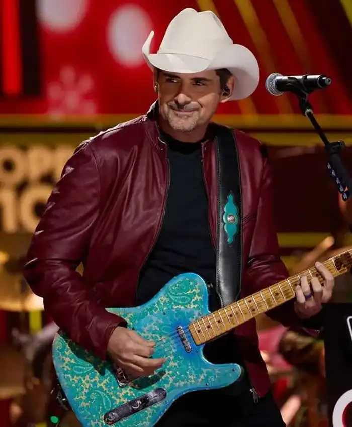 Brad Paisley A Grand Ole Opry Christmas Leather Jacket Brad Paisley A Grand Ole Opry Christmas Leather Jacket