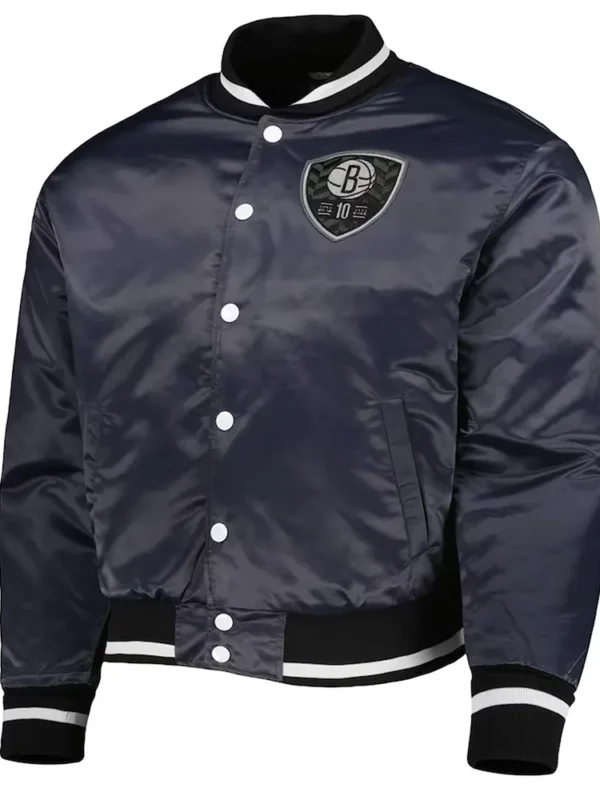 Brooklyn Nets 10th Anniversary Charcoal Jacket