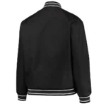Brooklyn Nets Black Poly Twill Jacket