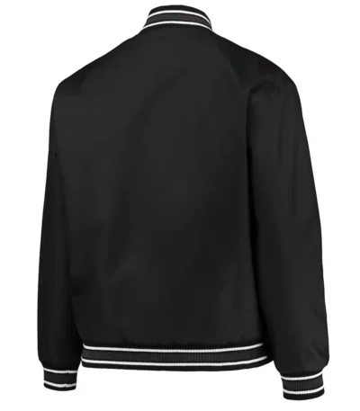 Brooklyn Nets Black Poly Twill Jacket