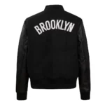Brooklyn Nets Classic Varsity Wool/Leather Jacket