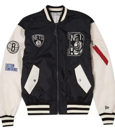 Brooklyn Nets New Era Bomber Jacket