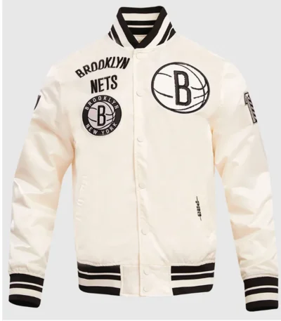 Brooklyn Nets Retro Classic Rib Jacket