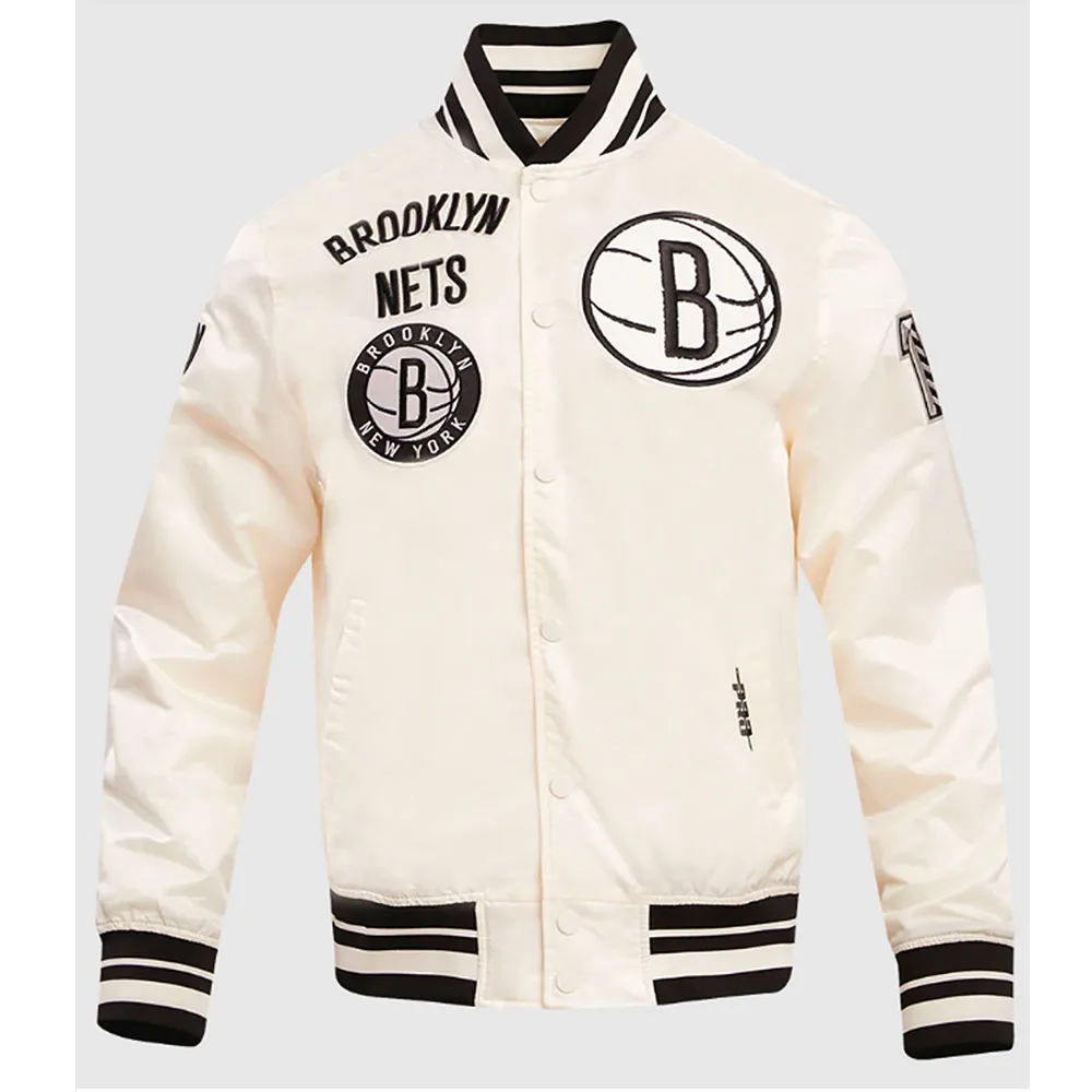 Brooklyn Nets Retro Classic Rib Jacket Brooklyn Nets Retro Classic Rib Jacket