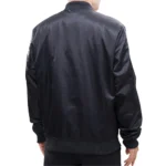 Brooklyn Nets Team Logo Black Satin Jacket