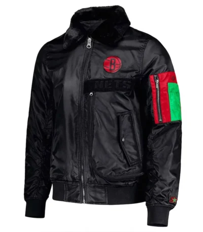 Brooklyn Nets Ty Mopkins Black Jacket